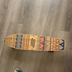 Tribal Design Wooden Cruiser
