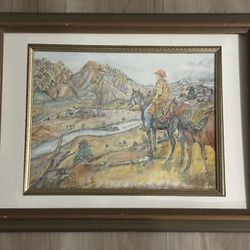 Southwestern Real Color Pencils Art By Artist Drawing 