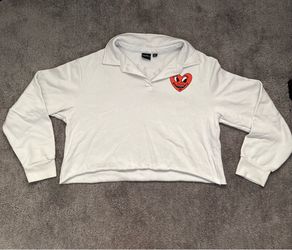 Cropped Keith Haring Long Sleeve Shirt