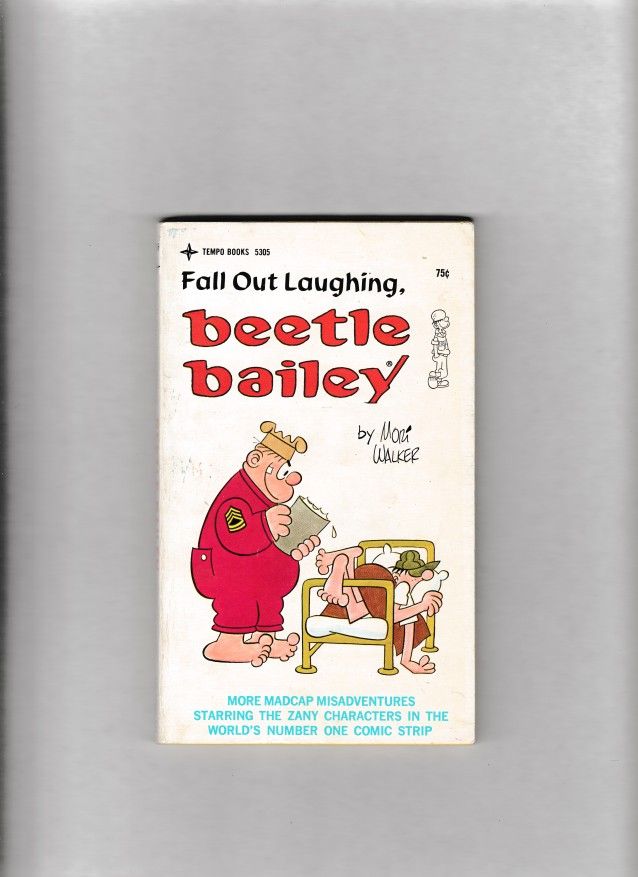 FALL OUT LAUGHING BEETLE BAILEY #5305 (1969) MORT WALKER | SILVER AGE | PAPERBACK