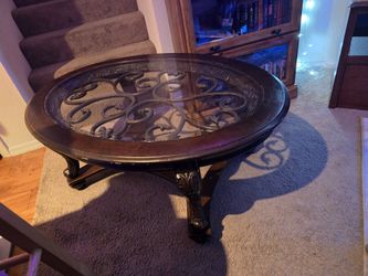 Vintage Oval Coffee Table