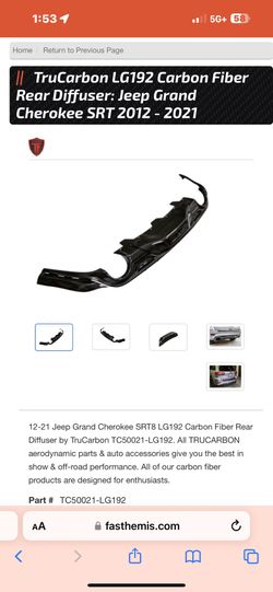 jeep Srt Carbon Fiber 