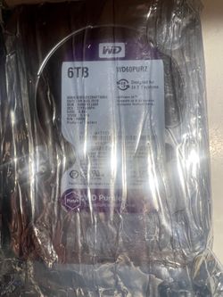 6 TB Hard Drive WD60PURZ