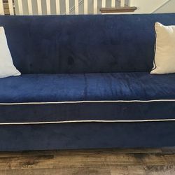 Elegant Navy Couch - Like New