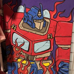 Optimus Prime Painting 