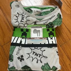 NWT Licensed Minecraft boys 2pcs Pajama Set size 14/15 yrs