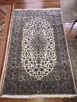 Kashan Singed Persian AreaRug Oriental Carpet 4.8 x 7.6