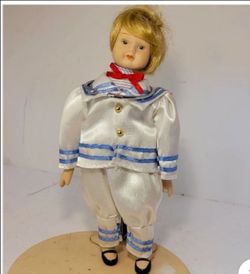 Vintage Sailor Boy Doll