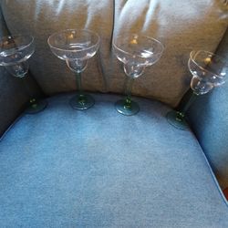 Set Of 4 Margarita Glasses 