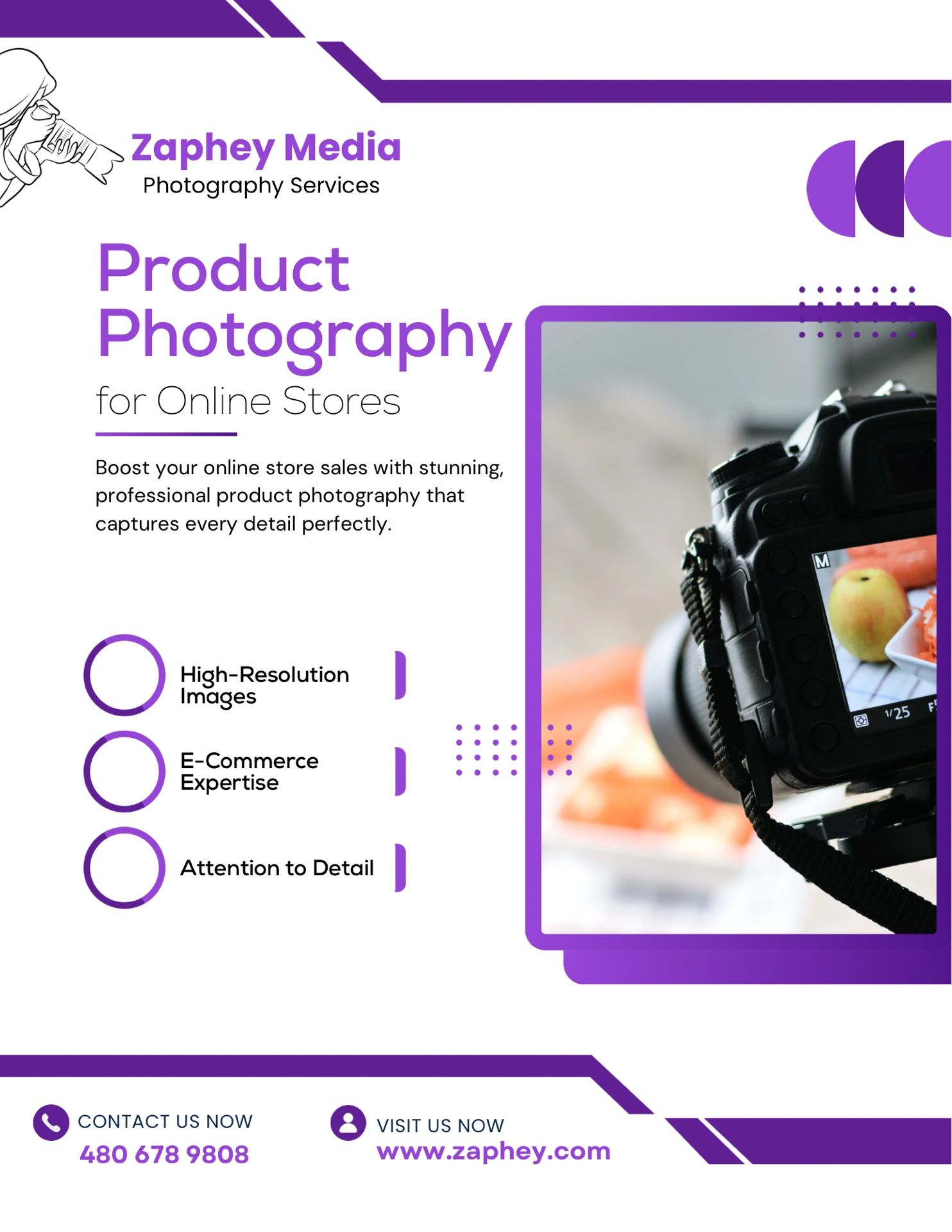 E-commerce Website Design & Products Photography