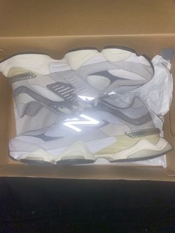 White and grey New balance 9060s size 8.5