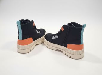 Palladium Revolt Boot High - Black with Pop Accents (Size 9.5)