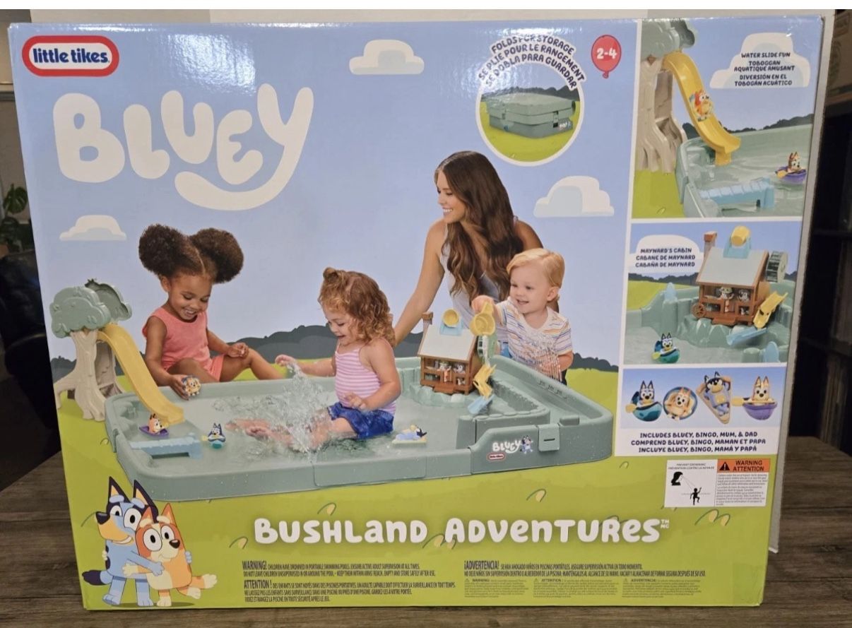 Little Tikes Bluey Bushland Adventure with 6 Accessories, Bluey Active Play, Boys, Girls Ages 2-4