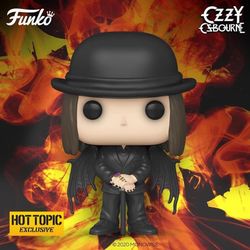 (NEW) Funko POP! Ozzy Osbourne #185 Ordinary Man (Hot Topic Exclusive) (VAULTED) W/ Protector