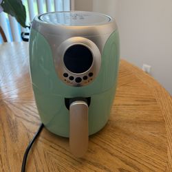 2qt Mint Green Copper Chef Air Fryer 