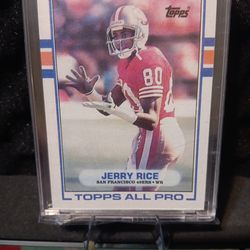 1989 Topps Jerry Rice All-Pro Card 🔥