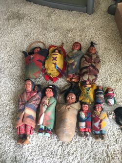 Vitage Skookum native doll collection