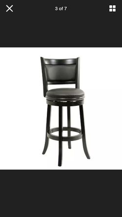 Black & Cherry Swirl Barstool Augusta