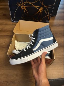 Vans high blue Sz 14