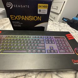 Pc Expansion Card And Wireless Keyboard 