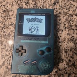 Nintendo Gameboy Clear Blue DMG IPS Screen Upgrade