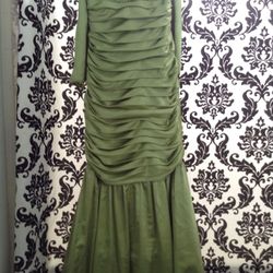 Y2K Light Green Dress