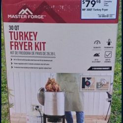 Master Forge 30QT Turkey Fryer Kit...$40..Firm On Price.. Brand New...