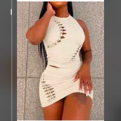 2 Piece Mini Skirt Outfit  