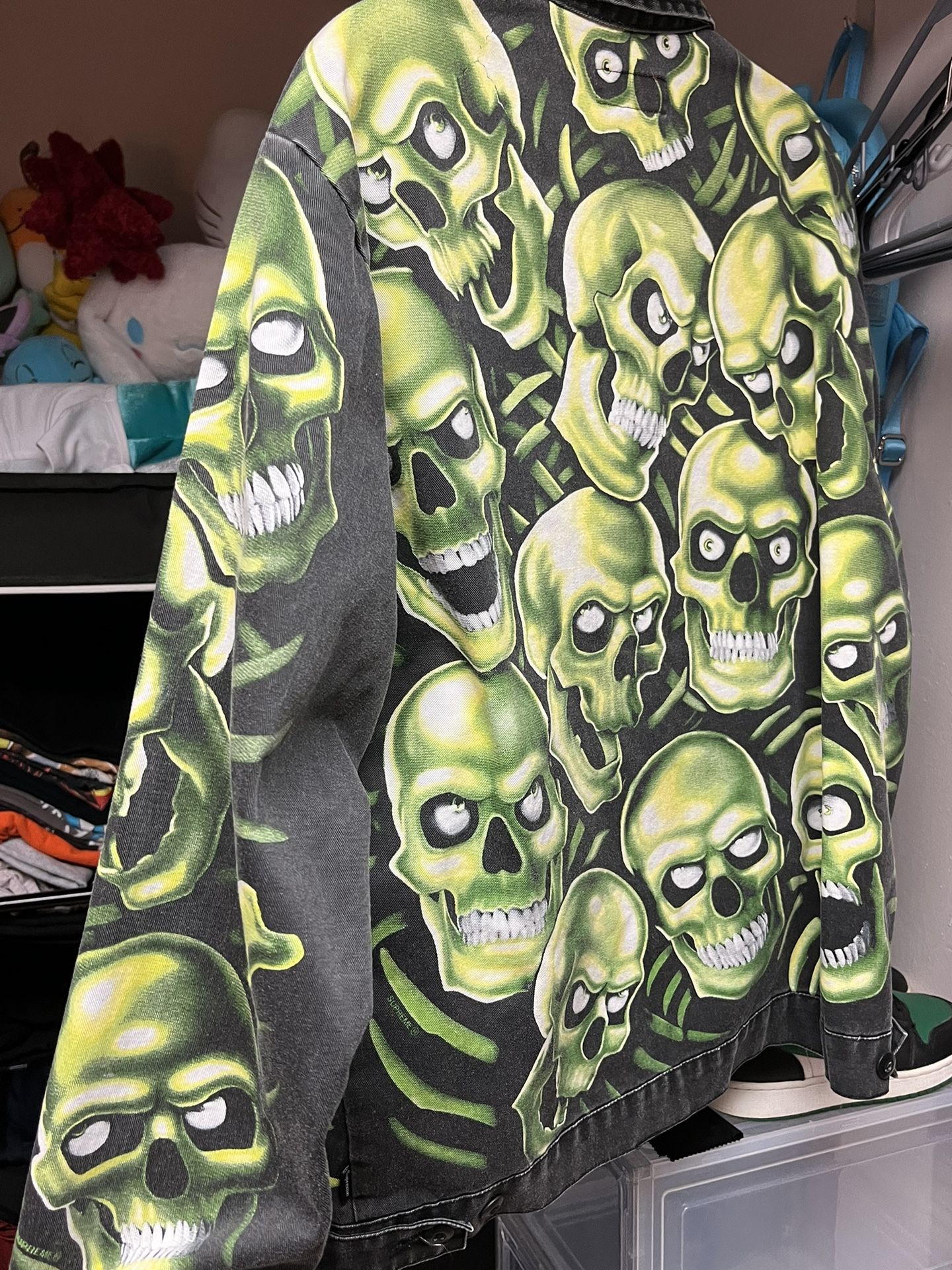 Supreme Skull Pile Work Jacket ss18 spring summer hype rare medium