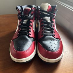 Size 12 - Jordan 1 Mid Chicago Black Toe 2020 No Box 