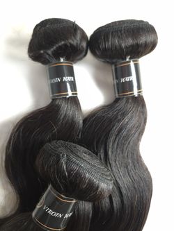 10" 12" 14" Brazilian Hair Bundle Extensions