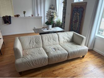 FREE torn leather sectional