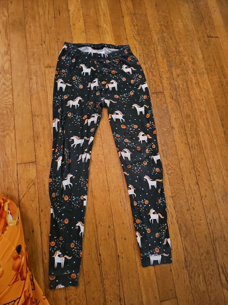 Girls Sized 12 Halloween Unicorn Pants
