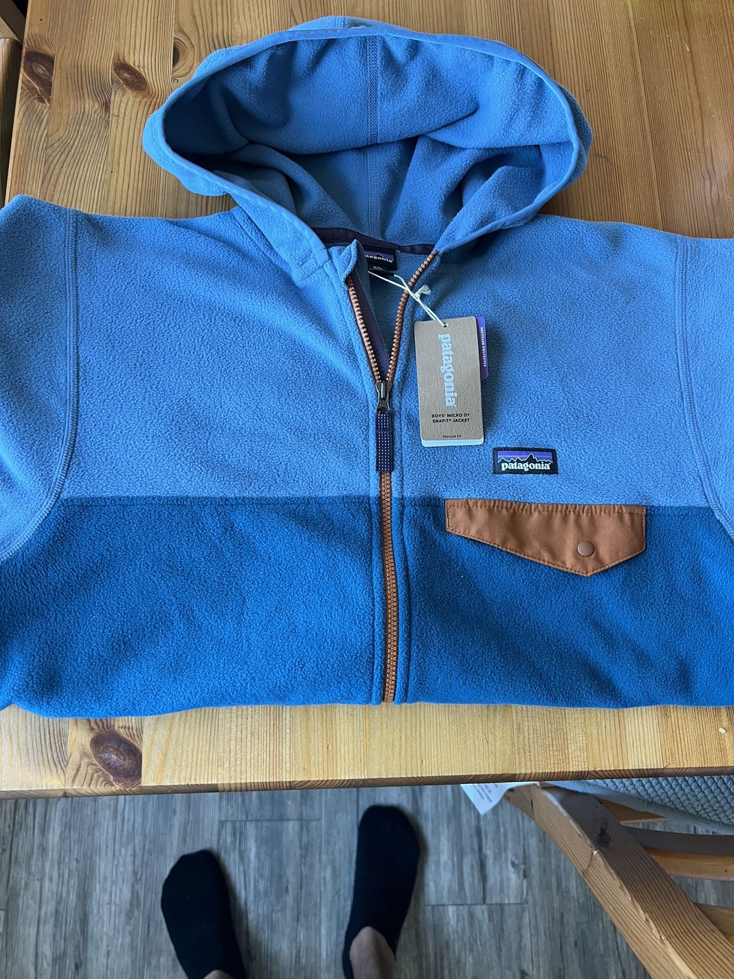 Brand New Blue Patagonia Fleece Jacket
