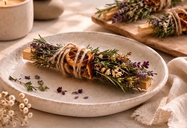 Handmade Palo Santo Herbs Bundle