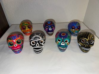 CALAVERAS DECORATIVAS PARA ALTAR DE MUERTOS