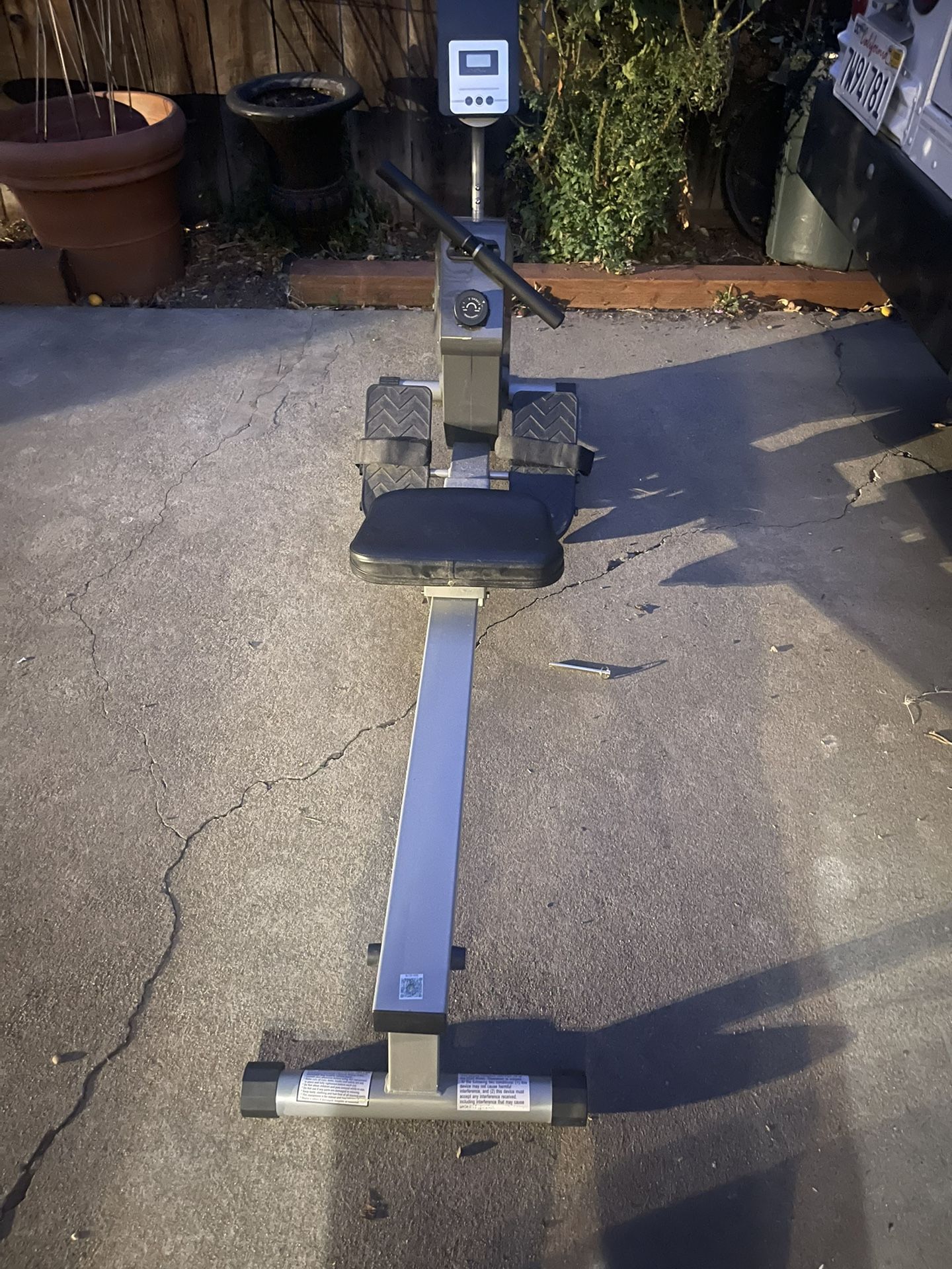 Rowing Exercise Machine Like New portable