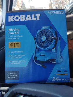 Cobalt misting fan