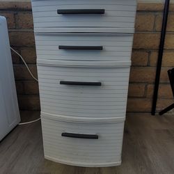 4 drawer plastic storage organizer