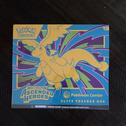 Ascended Heroes ETB Pokemon Center Exclusive