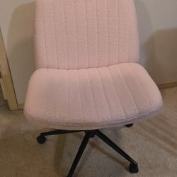 Pink Criss Cross Chair W/ Cover