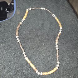 Tribal Coconut Beads Necklace Men Ethnic Bohemia Puka Shell Surfer Necklace