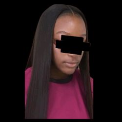 Hair Middle Part Bond-In