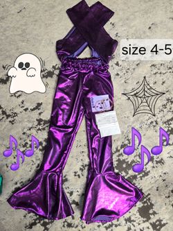 Size 4/5 Selena Q costume with clip-on on earrings
