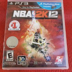 NBA 2k 12 PS3 Game 