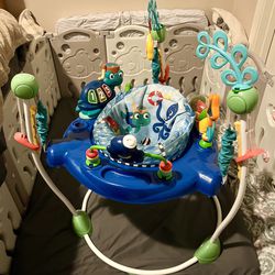 Baby Einstein Neptune's Ocean Discovery Activity Jumper, Ages 6 months +, Max weight 25 lbs