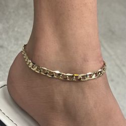 💥ANKLET💥14k premium gold plated Cuban Links women anklet‼️