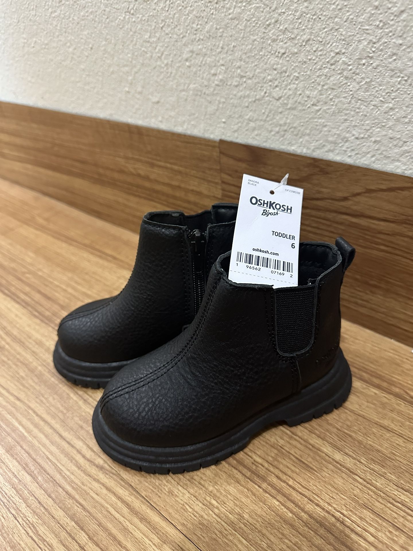 Toddler Black Boots - OshKosh B’gosh - Size 6 (Brand New)