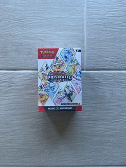 Pokémon Scarlet & Violet Prismatic Evolutions Booster Bundle