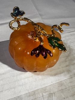 New solid agate stone pumpkin